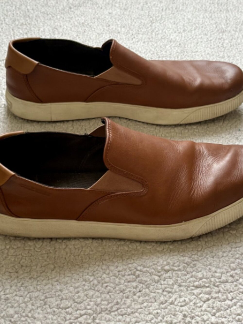 Cole Haan Men's Brown Leather Nantucket Slip-On Sneakers | Size 13 - Picture 6 of 7